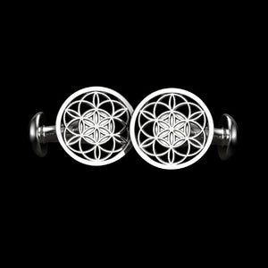 Flower of Life Cufflink