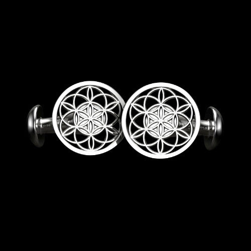 Flower of Life Cufflink